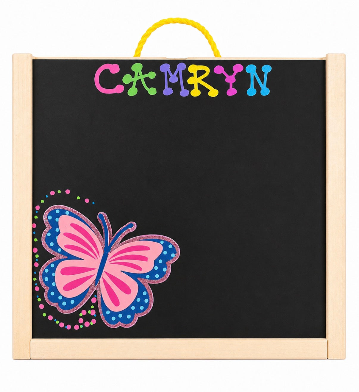 Butterfly-Blue/Pink Glitter