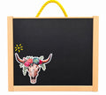 Floral Cow Skull
