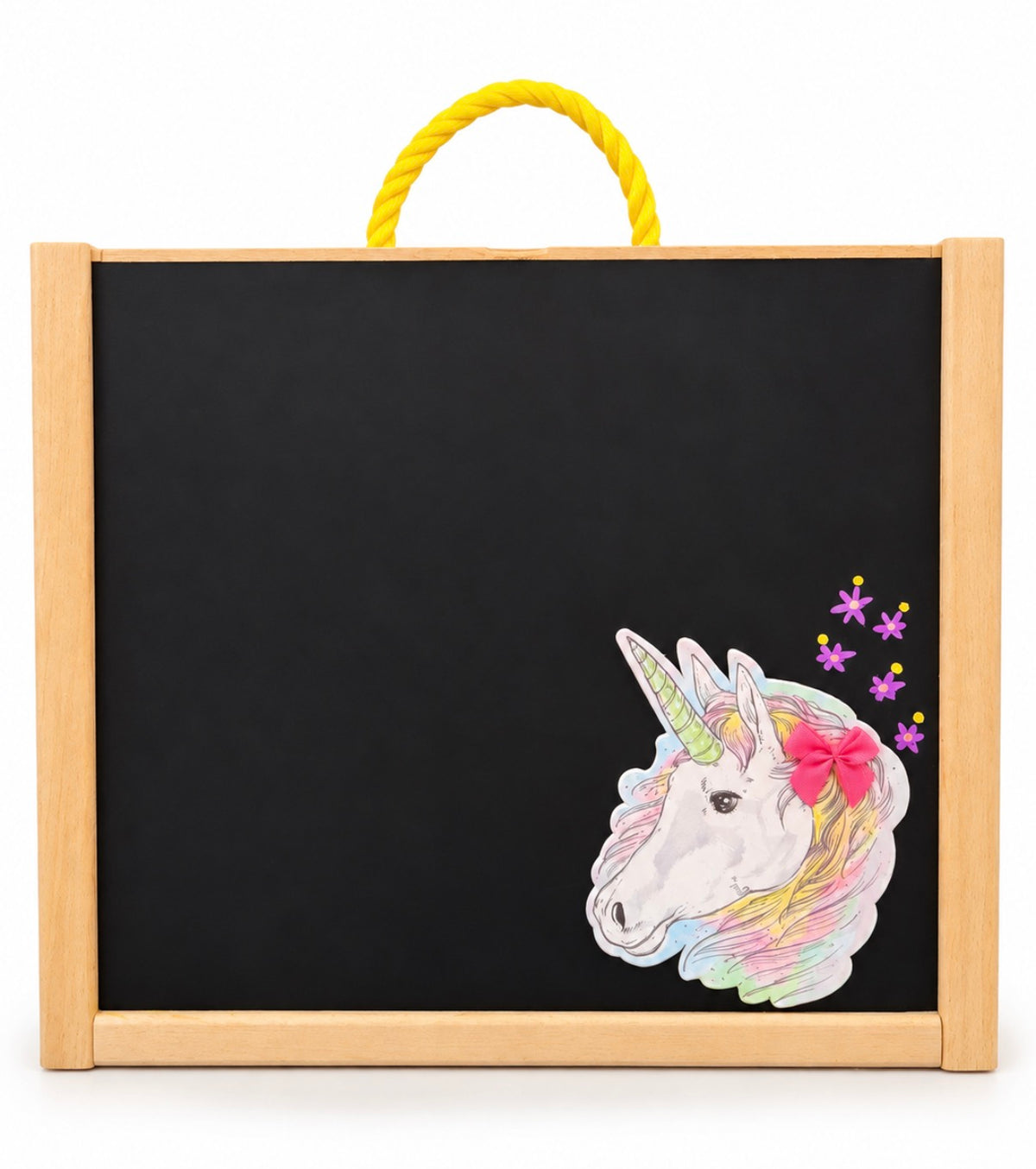 Face Unicorn with pink bow